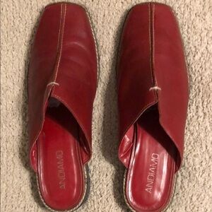 Women's Red Slip-On Shoes
